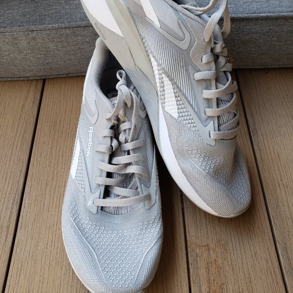 BNWT REEBOK Nano X4 Training Shoes cool grey / bright white (11.5) KICKS - Picture 2 of 9